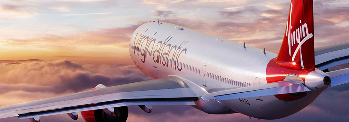 המטוס החדש של וירג'ין אטלנטיק מלונדון לטיסות ארוכות