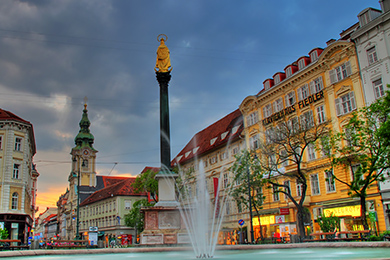 טיסות זולות לגראץ